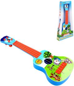 Kytara dětská barevná 41cm Krtek (Krteček) plast (hudební nástroje) Kytara dětská barevná 41cm Krtek (Krteček) plast (hudební nástroje)