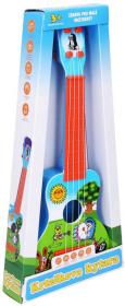 Kytara dětská barevná 41cm Krtek (Krteček) plast (hudební nástroje)