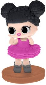 L.O.L. Surprise! Malování na figurku kreativní set s barvičkami 2 druhy porcelán