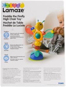 Lamaze Baby světluška Freddie s přísavkou ke stolování pro miminko