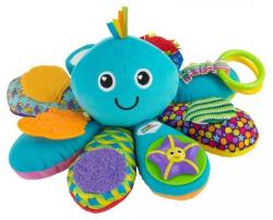 Lamaze Chobotničák Sam baby textilní závěsný s klipem pro miminko