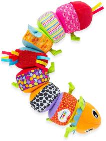 Lamaze Housenka baby spojovací textilní na suchý zip pro miminko