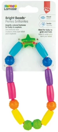 Lamaze Kousací baby korálky barevné kousátko pro miminko