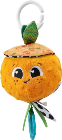 Lamaze Můj první baby pomeranč textilní s kousátkem pro miminko Lamaze Můj první baby pomeranč textilní s kousátkem pro miminko