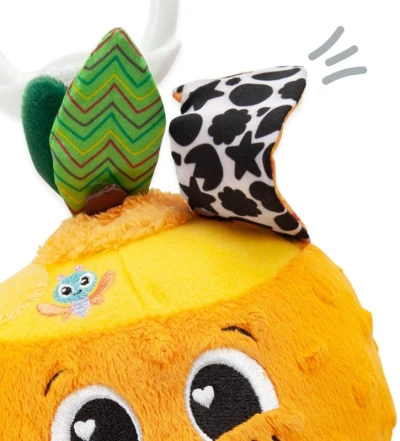 Lamaze Můj první baby pomeranč textilní s kousátkem pro miminko