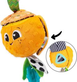 Lamaze Můj první baby pomeranč textilní s kousátkem pro miminko