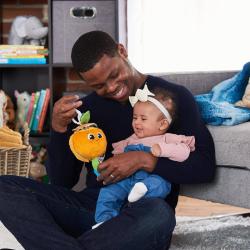 Lamaze Můj první baby pomeranč textilní s kousátkem pro miminko