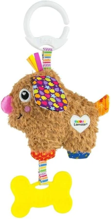 Lamaze Šteniatko Pippin baby s hrýzatkom šušťá píska s klipom pre bábätko Lamaze Šteniatko Pippin baby s hrýzatkom šušťá píska s klipom pre bábätko
