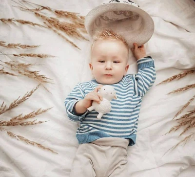 LANCO Ovečka baby kousátko přírodní kaučuk pro miminko