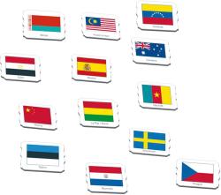 LARSEN Puzzle deskové vzdělávací Vlajky 80 dílků