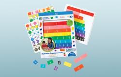 Learning Resources Duhové zlomkové dlaždice se zásobníkem LER 0615