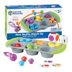 Learning Resources Sada matematických aktivit Mini Muffin Match Up LER 5556
