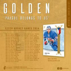 LEGENDARY CARDS Golden Prague 2024 sběratelské hokejové karty set 6ks