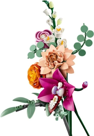 Lego BOTANICALS Krásná kytice růžových květin 10342 (stavebnice)