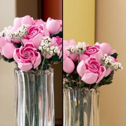 Lego BOTANICALS Kytice růžových růží 10374 (stavebnice)