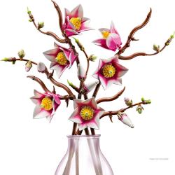 Lego BOTANICALS Větvičky magnólie 11510 (stavebnice)