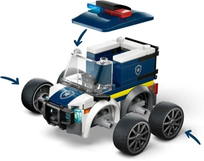 Lego CITY Autíčka Policejní dodávka 60481 (stavebnice)
