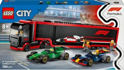 Lego CITY Auto Kamion F1 s vozy F1 RB20 a AMR24 60445 (stavebnice) Lego CITY Auto Kamion F1 s vozy F1 RB20 a AMR24 60445 (stavebnice)