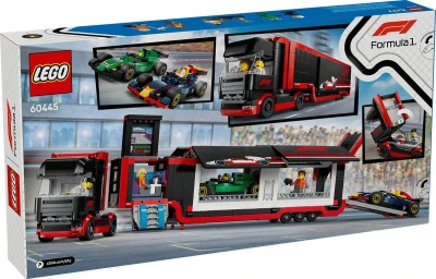 Lego CITY Auto Kamion F1 s vozy F1 RB20 a AMR24 60445 (stavebnice)