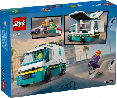 Lego CITY Auto sanitka 60451 (stavebnice)