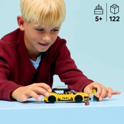 Lego CITY Auto Žlutý taxík 60487 (stavebnice)