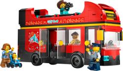 Lego CITY Červený dvoupodlažní vyhlídkový autobus 60407 (stavebnice)