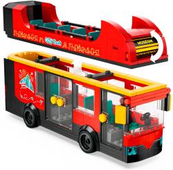 Lego CITY Červený dvoupodlažní vyhlídkový autobus 60407 (stavebnice)