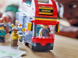Lego CITY Červený dvoupodlažní vyhlídkový autobus 60407 (stavebnice)