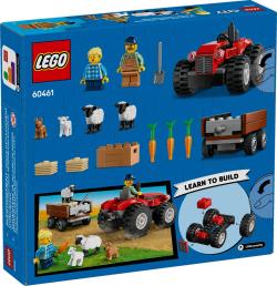 Lego CITY Červený traktor s přívěsem a ovcemi 60461 (stavebnice)