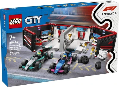 Lego CITY Garáž F1 s vozy Mercedes-AMG a Alpine 60444 (stavebnice) Lego CITY Garáž F1 s vozy Mercedes-AMG a Alpine 60444 (stavebnice)