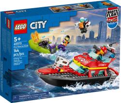 Lego CITY Hasičská záchranná loď a člun 60373 (stavebnice)