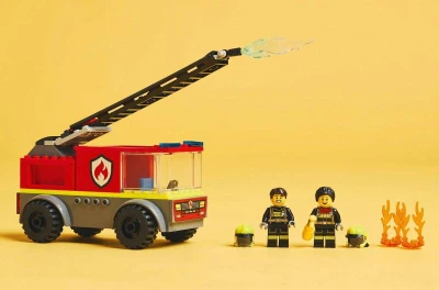 Lego CITY Hasičské auto s žebříkem 60463 (stavebnice)