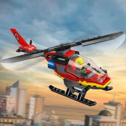 Lego CITY Hasičský záchranný vrtulník 60411 (stavebnice)