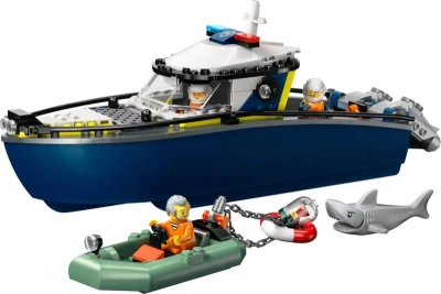 Lego CITY Honička na policejní lodi 60456 (stavebnice)