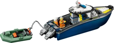 Lego CITY Honička na policejní lodi 60456 (stavebnice)