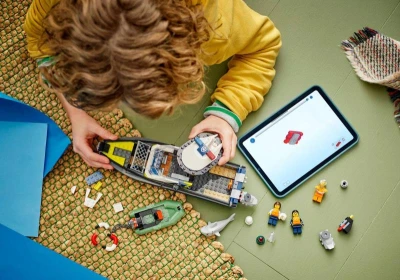 Lego CITY Honička na policejní lodi 60456 (stavebnice)