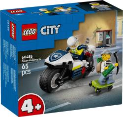 Lego CITY Honička na policejní motorce 60455 (stavebnice)