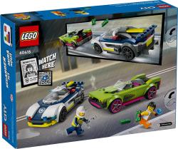 Lego CITY Honička policejního auta a sporťáku 60415 (stavebnice)