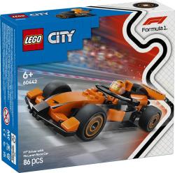 Lego CITY Jezdec F1 se závodním vozem McLaren 60442 (stavebnice) Lego CITY Jezdec F1 se závodním vozem McLaren 60442 (stavebnice)