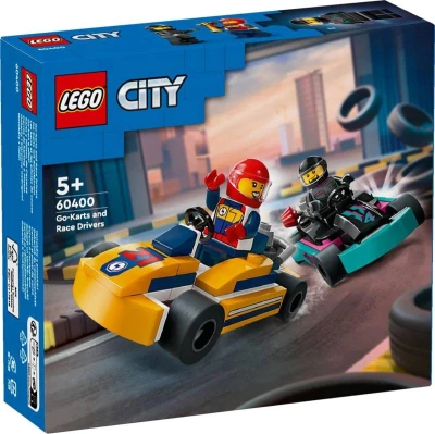 Lego CITY Motokáry s řidiči 60400 (stavebnice) Lego CITY Motokáry s řidiči 60400 (stavebnice)