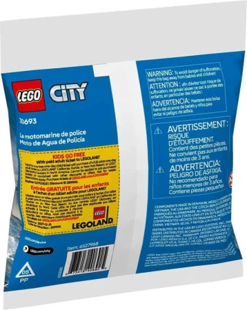 Lego CITY Policejní vodní skútr 30693 (stavebnice)