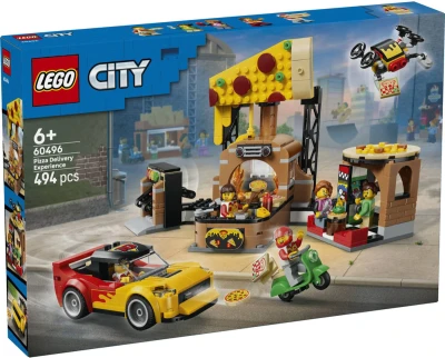 Lego CITY Rozvoz pizzy a vozidla 60496 (stavebnice) Lego CITY Rozvoz pizzy a vozidla 60496 (stavebnice)