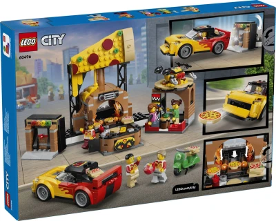 Lego CITY Rozvoz pizzy a vozidla 60496 (stavebnice)