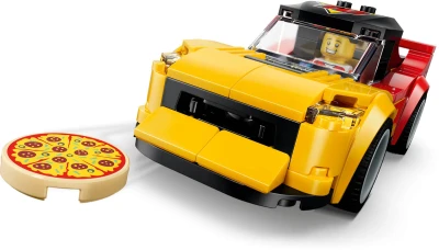 Lego CITY Rozvoz pizzy a vozidla 60496 (stavebnice)