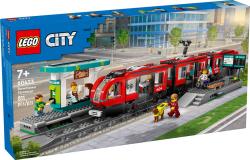 Lego CITY Tramvaj a zastávka v centru města 60423 (stavebnice)