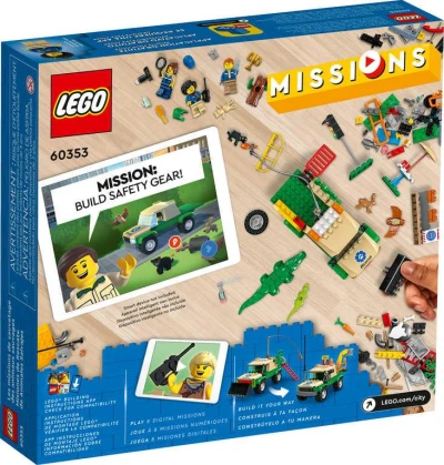 Lego CITY Záchranné mise v divočině 60353 (stavebnice)