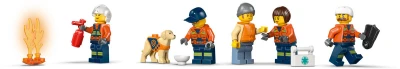 Lego CITY Záchranný člun pobřežní hlídky a vrtulník 60504 (stavebnice)