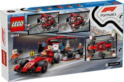 Lego CITY Zastávka v boxech F1 a personál s vozem Ferrari 60443 (stavebnice)
