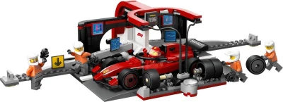Lego CITY Zastávka v boxech F1 a personál s vozem Ferrari 60443 (stavebnice)
