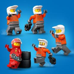 Lego CITY Zastávka v boxech F1 a personál s vozem Ferrari 60443 (stavebnice)